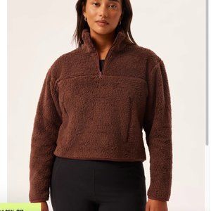Girlfriend Collective Teddy Recycled Half-Zip Fleece